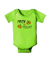 Trick or Treat Pumpkins Baby Romper Bodysuit-Baby Romper-TooLoud-Lime-06-Months-Davson Sales