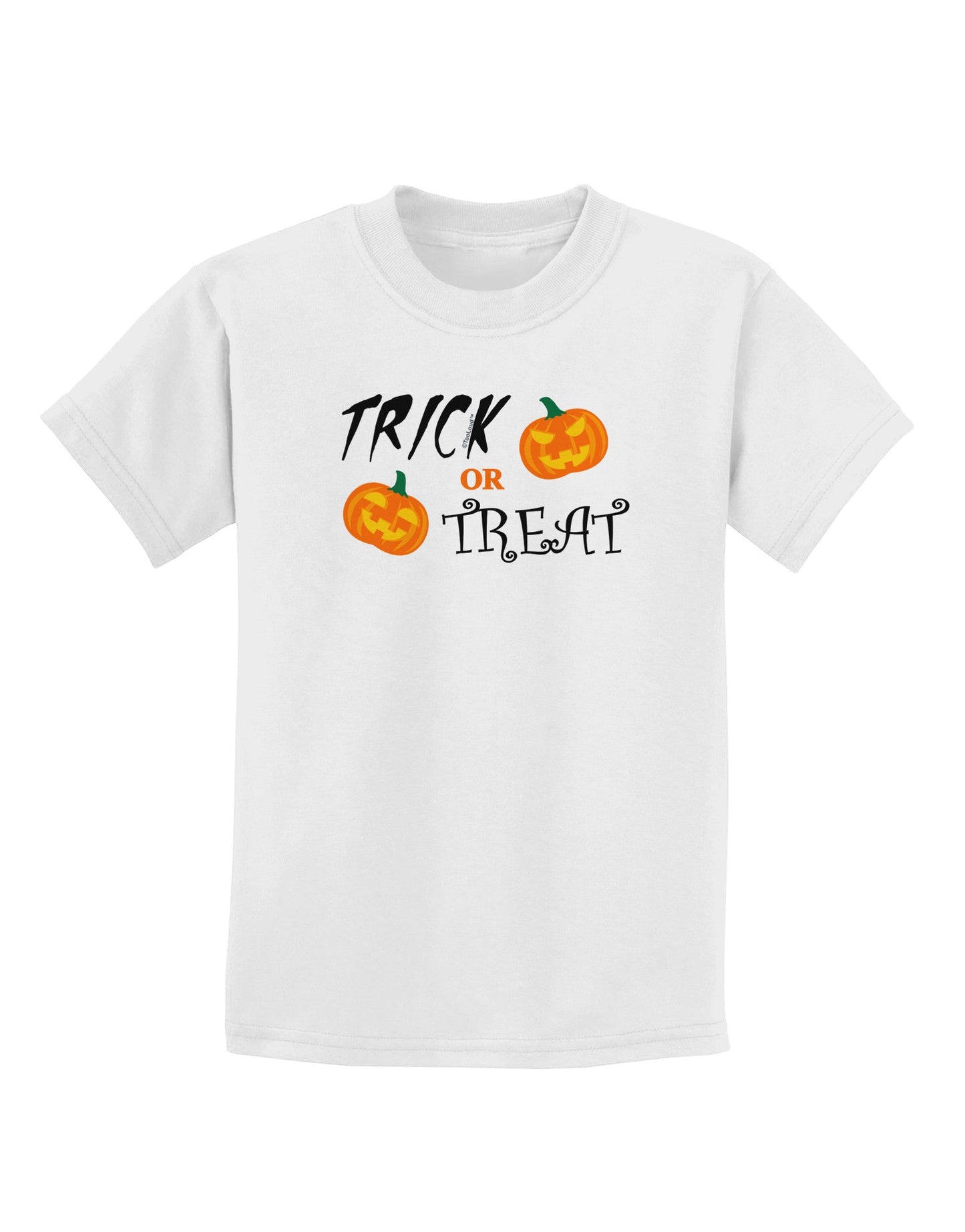 Trick or Treat Pumpkins Childrens T-Shirt-Childrens T-Shirt-TooLoud-White-X-Small-Davson Sales