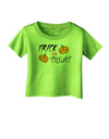 Trick or Treat Pumpkins Infant T-Shirt-Infant T-Shirt-TooLoud-Lime-Green-06-Months-Davson Sales