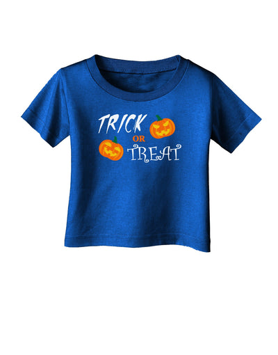 Trick or Treat Pumpkins Infant T-Shirt Dark-Infant T-Shirt-TooLoud-Royal-Blue-06-Months-Davson Sales