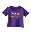 Trick or Treat Pumpkins Infant T-Shirt Dark-Infant T-Shirt-TooLoud-Purple-06-Months-Davson Sales