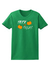 Trick or Treat Pumpkins Womens Dark T-Shirt-TooLoud-Kelly-Green-X-Small-Davson Sales