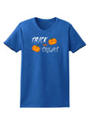 Trick or Treat Pumpkins Womens Dark T-Shirt-TooLoud-Royal-Blue-X-Small-Davson Sales