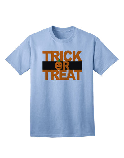 Trick or Treat Text Adult T-Shirt-Mens T-Shirt-TooLoud-Light-Blue-Small-Davson Sales