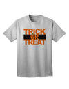 Trick or Treat Text Adult T-Shirt-Mens T-Shirt-TooLoud-AshGray-Small-Davson Sales