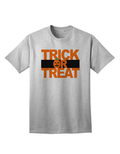 Trick or Treat Text Adult T-Shirt-Mens T-Shirt-TooLoud-AshGray-Small-Davson Sales