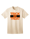 Trick or Treat Text Adult T-Shirt-Mens T-Shirt-TooLoud-Natural-Small-Davson Sales