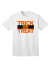 Trick or Treat Text Adult T-Shirt-Mens T-Shirt-TooLoud-White-Small-Davson Sales