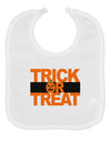 Trick or Treat Text Baby Bib