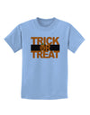 Trick or Treat Text Childrens T-Shirt-Childrens T-Shirt-TooLoud-Light-Blue-X-Small-Davson Sales