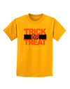 Trick or Treat Text Childrens T-Shirt-Childrens T-Shirt-TooLoud-Gold-X-Small-Davson Sales