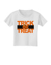 Trick or Treat Text Toddler T-Shirt-Toddler T-Shirt-TooLoud-White-2T-Davson Sales