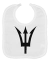 Trident of Poseidon Baby Bib by TooLoud