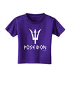 Trident of Poseidon with Text - Greek Mythology Toddler T-Shirt Dark by TooLoud-Toddler T-Shirt-TooLoud-Purple-2T-Davson Sales