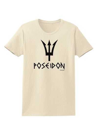 Trident of Poseidon with Text - Greek Mythology Womens T-Shirt by TooLoud-Womens T-Shirt-TooLoud-Natural-X-Small-Davson Sales