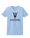 Trident of Poseidon with Text - Greek Mythology Womens T-Shirt by TooLoud-Womens T-Shirt-TooLoud-Light-Blue-X-Small-Davson Sales