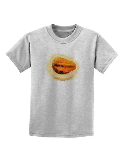 Trilobite Fossil Watercolor Childrens T-Shirt-Childrens T-Shirt-TooLoud-AshGray-X-Small-Davson Sales