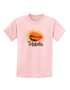 Trilobite Fossil Watercolor Text Childrens T-Shirt-Childrens T-Shirt-TooLoud-PalePink-X-Small-Davson Sales