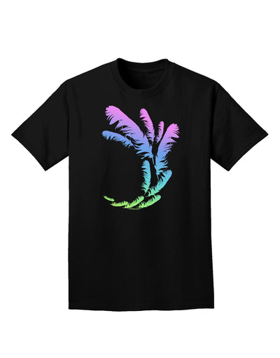 Tropical Feathers Adult Dark T-Shirt-Mens T-Shirt-TooLoud-Black-Small-Davson Sales