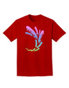 Tropical Feathers Adult Dark T-Shirt-Mens T-Shirt-TooLoud-Red-Small-Davson Sales