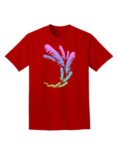 Tropical Feathers Adult Dark T-Shirt-Mens T-Shirt-TooLoud-Red-Small-Davson Sales