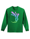 Tropical Feathers Adult Long Sleeve Dark T-Shirt-TooLoud-Kelly-Green-Small-Davson Sales