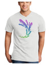 Tropical Feathers Adult V-Neck T-shirt-Mens V-Neck T-Shirt-TooLoud-White-Small-Davson Sales