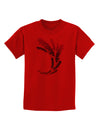 Tropical Feathers Childrens T-Shirt-Childrens T-Shirt-TooLoud-Red-X-Small-Davson Sales