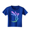 Tropical Feathers Toddler T-Shirt Dark-Toddler T-Shirt-TooLoud-Royal-Blue-2T-Davson Sales