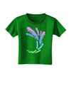 Tropical Feathers Toddler T-Shirt Dark-Toddler T-Shirt-TooLoud-Clover-Green-2T-Davson Sales