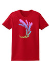 Tropical Feathers Womens Dark T-Shirt-TooLoud-Red-X-Small-Davson Sales