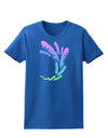 Tropical Feathers Womens Dark T-Shirt-TooLoud-Royal-Blue-X-Small-Davson Sales