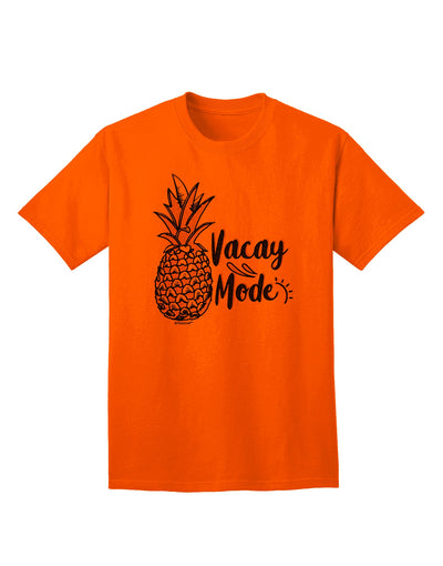 Tropical Getaway Pineapple Print T-Shirt for Adults-Mens T-shirts-TooLoud-Orange-Small-Davson Sales