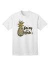 Tropical Getaway Pineapple Print T-Shirt for Adults-Mens T-shirts-TooLoud-White-Small-Davson Sales