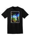 Tropical Skyline Adult Dark T-Shirt-Mens T-Shirt-TooLoud-Black-Small-Davson Sales