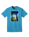 Tropical Skyline Adult Dark T-Shirt-Mens T-Shirt-TooLoud-Turquoise-Small-Davson Sales