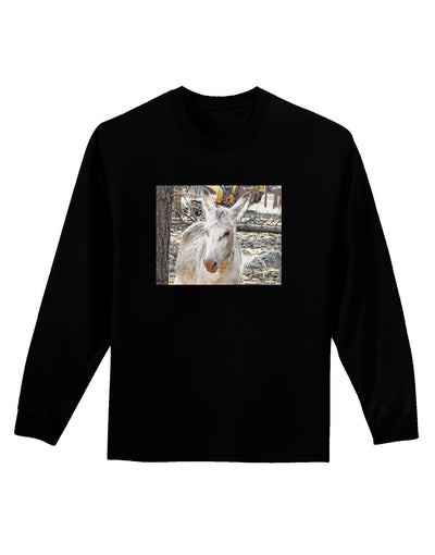 Troubled Burro Adult Long Sleeve Dark T-Shirt-TooLoud-Black-Small-Davson Sales