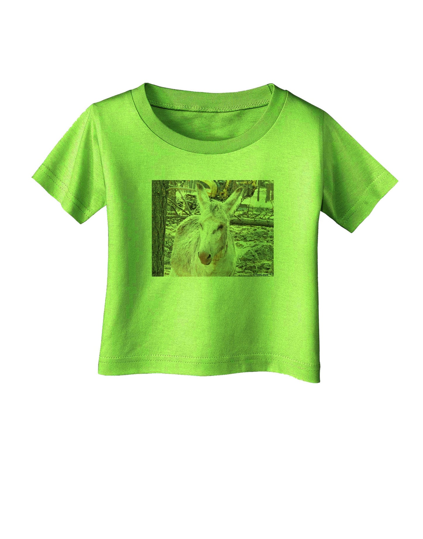 Troubled Burro Infant T-Shirt-Infant T-Shirt-TooLoud-Lime-Green-06-Months-Davson Sales