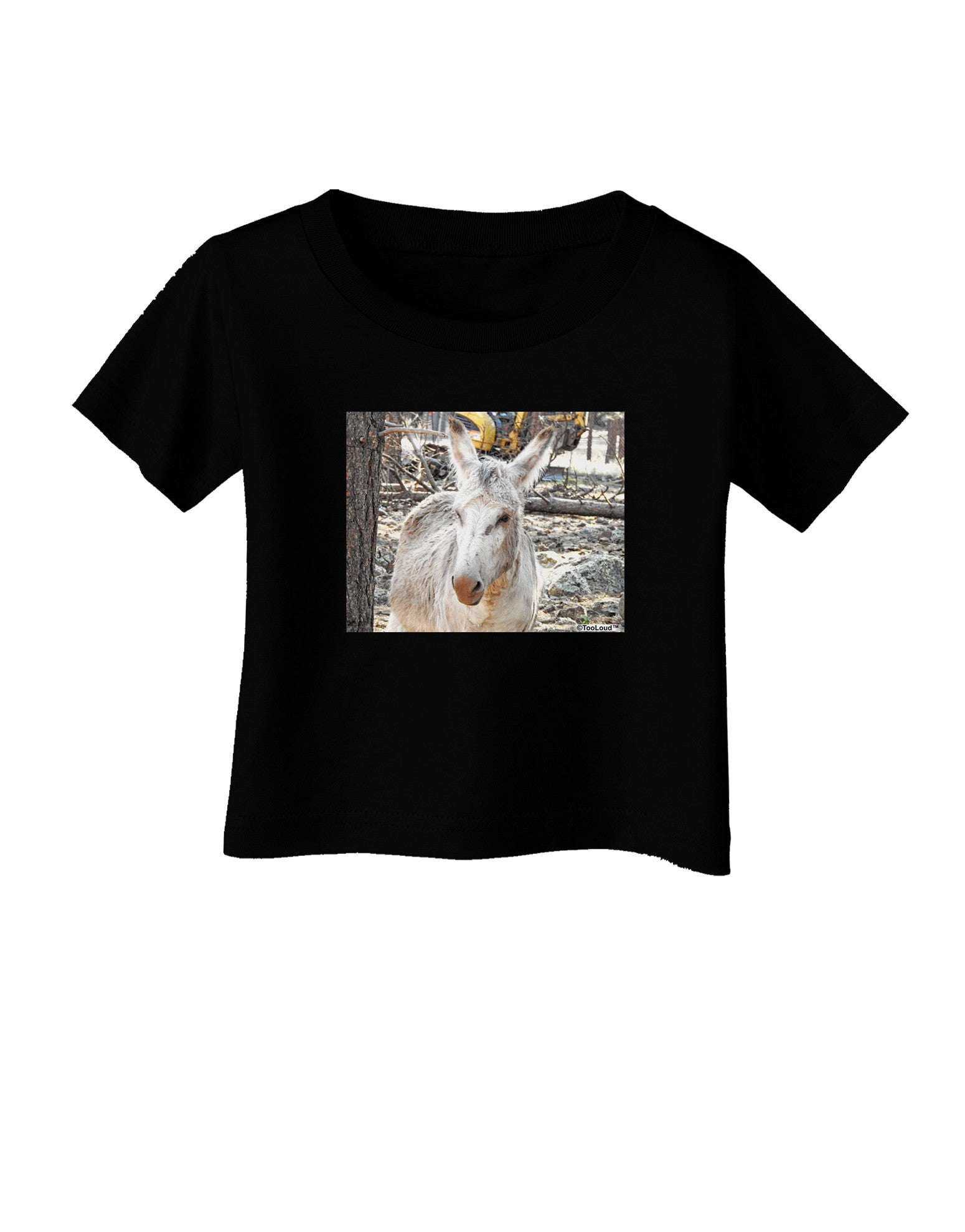 Troubled Burro Infant T-Shirt Dark-Infant T-Shirt-TooLoud-Black-06-Months-Davson Sales