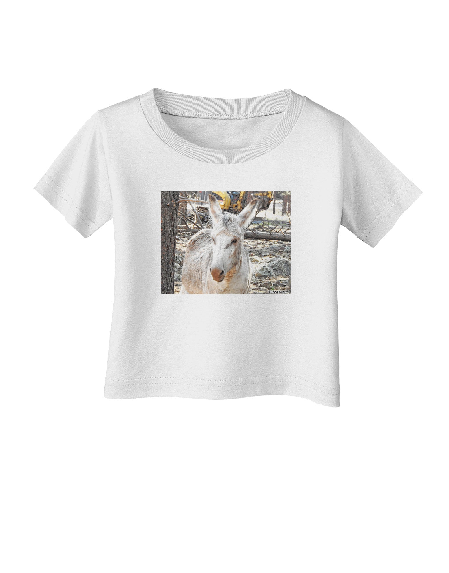 Troubled Burro Infant T-Shirt-Infant T-Shirt-TooLoud-White-06-Months-Davson Sales