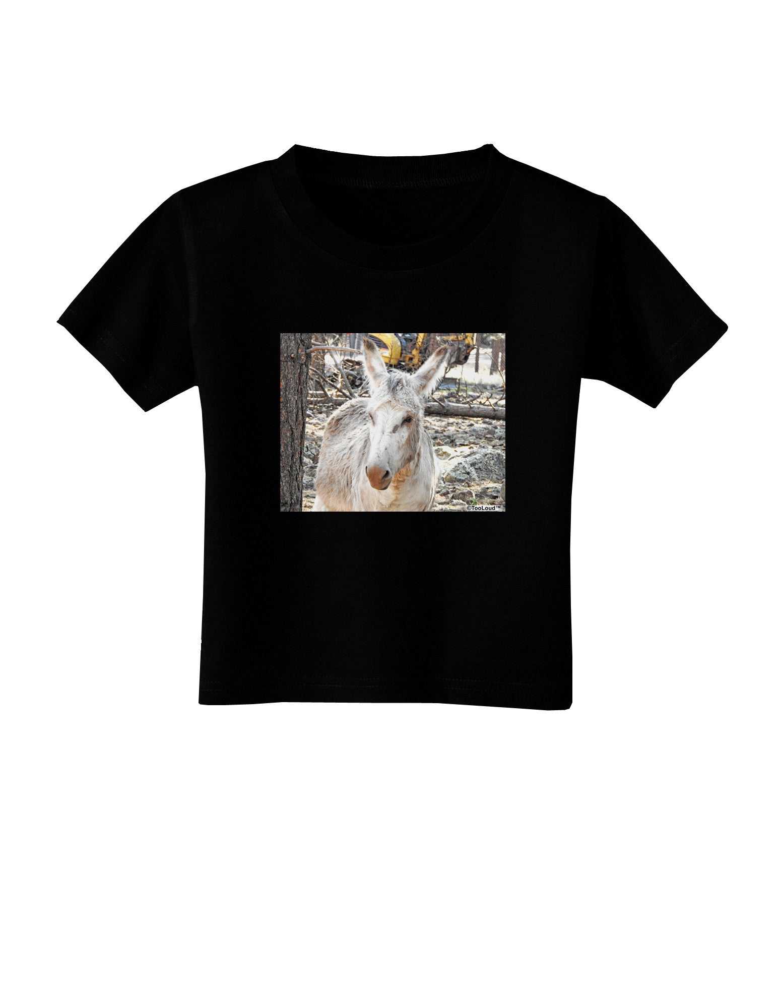 Troubled Burro Toddler T-Shirt Dark-Toddler T-Shirt-TooLoud-Black-2T-Davson Sales