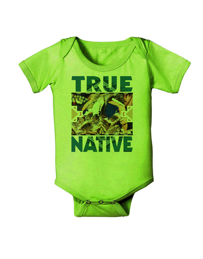 True Native American Baby Romper Bodysuit-Baby Romper-TooLoud-Lime-06-Months-Davson Sales