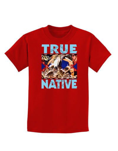 True Native American Childrens Dark T-Shirt-Childrens T-Shirt-TooLoud-Red-X-Small-Davson Sales