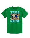 True Native American Childrens Dark T-Shirt-Childrens T-Shirt-TooLoud-Kelly-Green-X-Small-Davson Sales