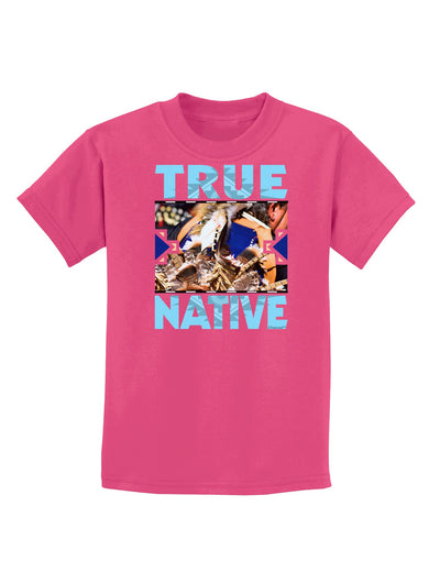 True Native American Childrens Dark T-Shirt-Childrens T-Shirt-TooLoud-Sangria-X-Small-Davson Sales