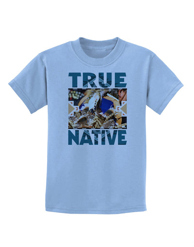 True Native American Childrens T-Shirt-Childrens T-Shirt-TooLoud-Light-Blue-X-Small-Davson Sales