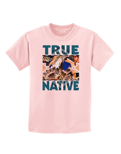 True Native American Childrens T-Shirt-Childrens T-Shirt-TooLoud-PalePink-X-Small-Davson Sales