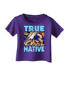 True Native American Infant T-Shirt Dark-Infant T-Shirt-TooLoud-Purple-06-Months-Davson Sales