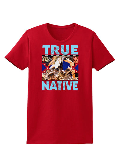 True Native American Womens Dark T-Shirt-TooLoud-Red-X-Small-Davson Sales