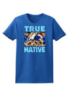 True Native American Womens Dark T-Shirt-TooLoud-Royal-Blue-X-Small-Davson Sales